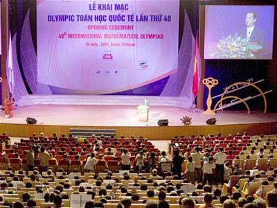 Khai mạc Olympic Toán quốc tế: Tràn ngập sắc màu