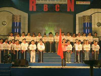 Khai mạc Robocon 2008: Hoành tráng và sôi động