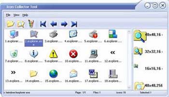 Dùng icon Collector Tool để lấy... icon