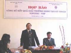 69 công trình của sinh viên đoạt giải Vifotec - VEF 2005