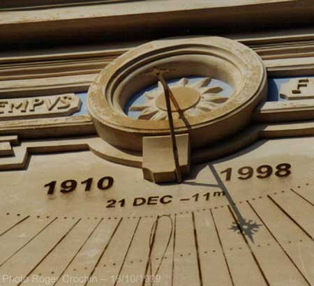 Đồng hồ mặt trời.