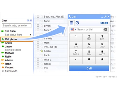 Google thêm chức năng đàm thoại miễn phí cho Gmail, cạnh tranh Skype.