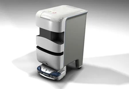 Robot đưa thuốc trong bệnh viện
