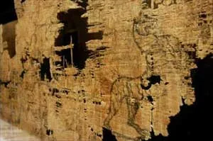 Trưng bày bản đồ cổ nhất phương Tây được vẽ trên giấy papyrus