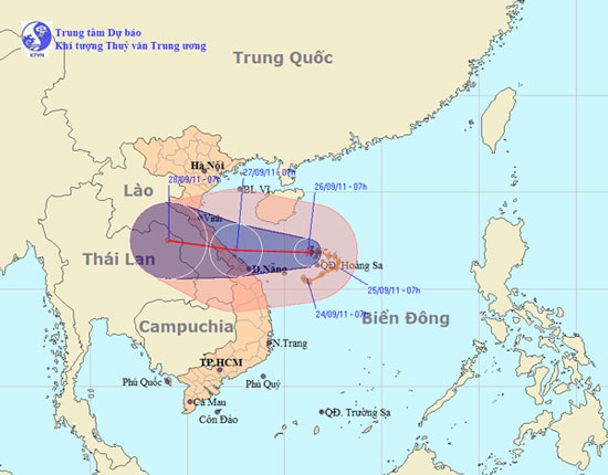 Tin bão khẩn cấp (Cơn bão số 4)