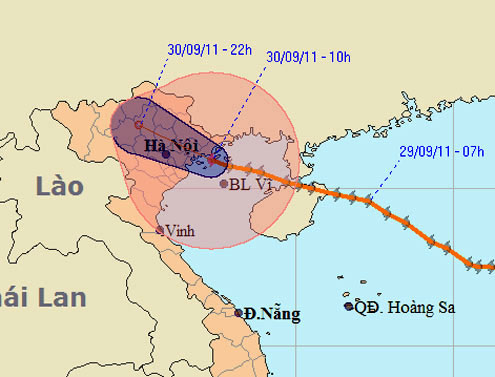 Bão đổ bộ Quảng Ninh, Hải Phòng