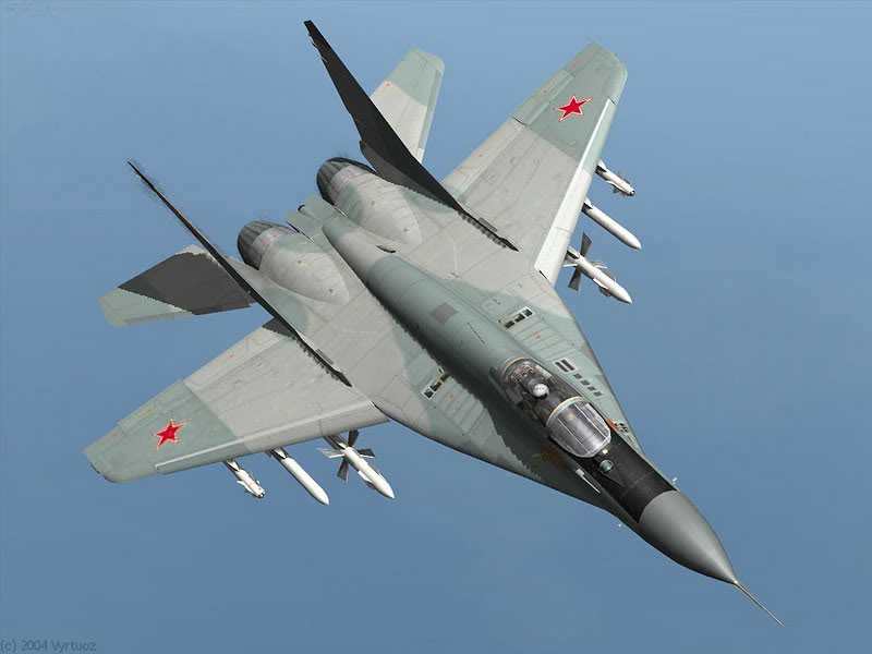 Bay giả lập với MiG-29