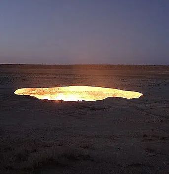 "Cánh cửa đến địa ngục" ở Turkmenistan