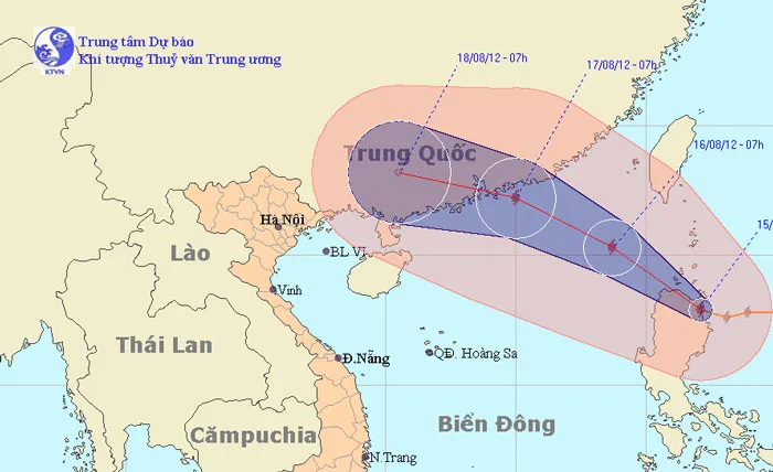 Quảng Ninh đến Quảng Ngãi chịu ảnh hưởng trực tiếp bão Kai-Tak
