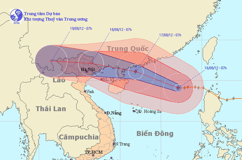 Bão Kai-Tak tăng mạnh, hướng vào Cao Bằng - Lạng Sơn