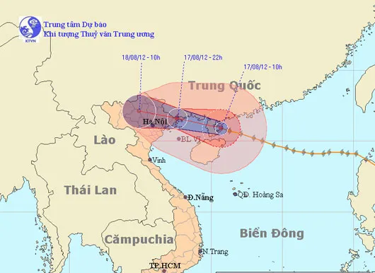 Chiều tối nay bão ảnh hưởng trực tiếp đến Quảng Ninh - Hải Phòng