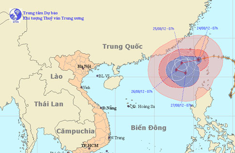 Bão mạnh giật cấp 16 sắp vào biển Đông