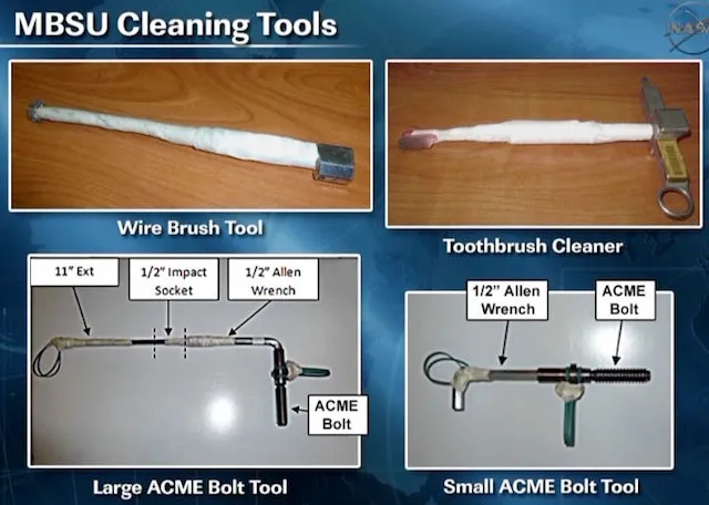 Bàn chải đánh răng cứu trạm vũ trụ quốc tế