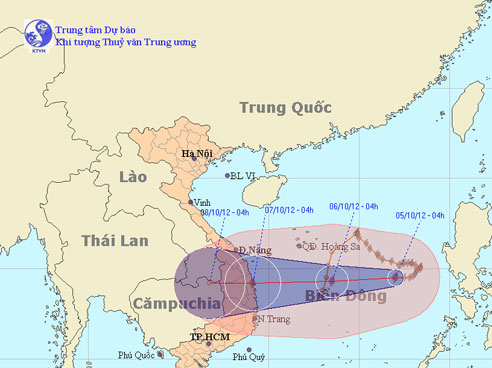 Bão số 7 diễn biến phức tạp, gây mưa to diện rộng