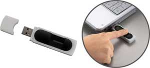 USB với công nghệ bảo mật vân tay và tự hủy dữ liệu