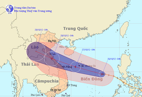 Bão Sơn Tinh tăng cấp, tiến vào biển Đông