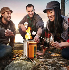 Bếp lò có thể sạc pin điện thoại di động