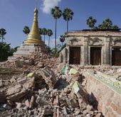 100 người thương vong trong động đất ở Myanmar