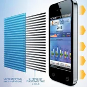 Công nghệ giúp smartphone tự sạc năng lượng Mặt Trời