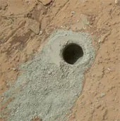 Tàu Curiosity khoan mũi thứ hai trên sao Hỏa