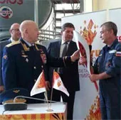 Nga "chơi sang" mang đuốc Olympic lên vũ trụ