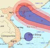 Bão Utor tăng cấp, áp sát gần biển Đông