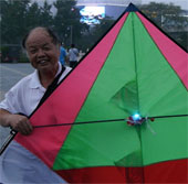 Dùng diều đo mức độ ô nhiễm không khí