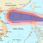 Bão Krosa giật cấp 13 tiến vào biển Đông