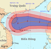 Bão Krosa đe dọa miền Trung