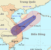 Bão số 12 suy yếu thành áp thấp nhiệt đới