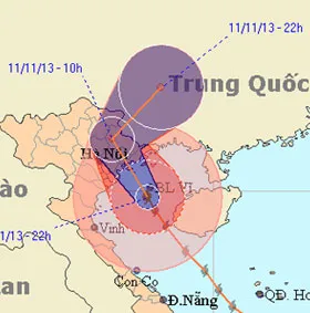 Quảng Ninh bất ngờ hứng tâm bão Haiyan