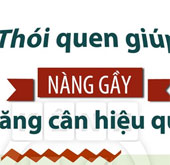 Tập tành thói quen giúp người gầy 