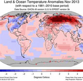 Tháng 11 nóng nhất trong 134 năm