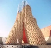 Thú vị với tòa tháp xây bằng "nấm"