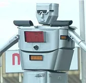 Robot thay thế cảnh sát và đèn giao thông
