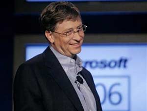 Bill Gates lăng xê dịch vụ 