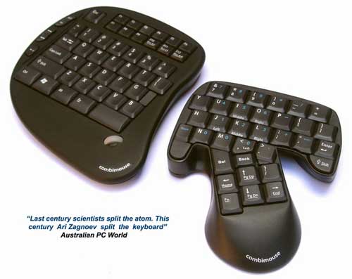 Thiết bị mới kết hợp chuột và bàn phím