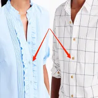 Vì sao vị trí cúc áo phụ nữ và nam giới ngược nhau?