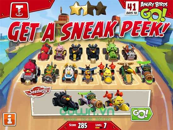 Angry birds go
