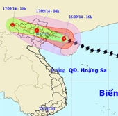 Trực tiếp - Bão Kalmaegi tiếp cận Quảng Ninh - Hải Phòng