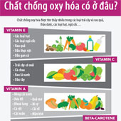 Thực phẩm giúp cơ thể ngăn ngừa lão hóa