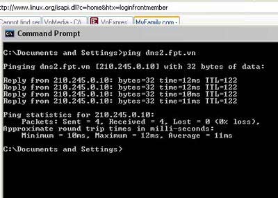 Máy chủ DNS của FPT bị tấn công?