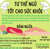 Tư thế ngủ tốt cho sức khỏe