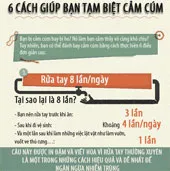 Cách đơn giản để tránh xa cảm cúm