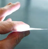 Trình làng "giấy ánh sáng" biến mọi thứ thành đèn