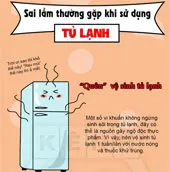Nguy hiểm khôn lường với những cách sai lầm khi dùng tủ lạnh