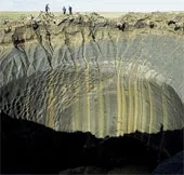 Phát hiện bốn miệng hố khổng lồ ở "nơi tận cùng thế giới"