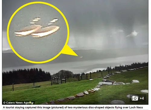 UFO xuất hiện trên hồ Loch Ness?