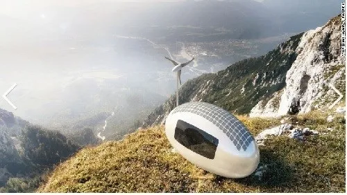 Căn nhà di động giống như tàu vũ trụ
