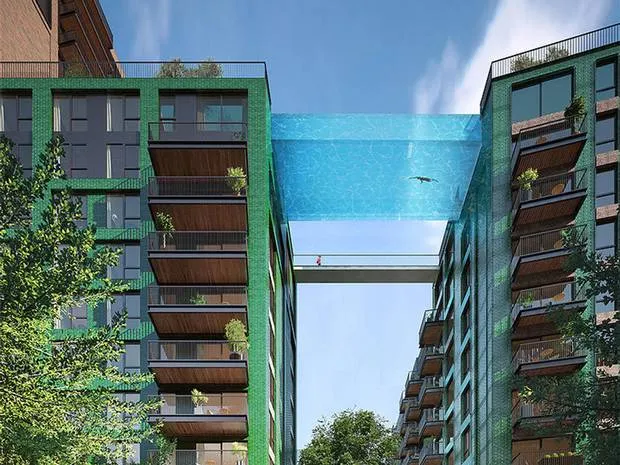 Hồ bơi giữa trời siêu "độc" tại Anh